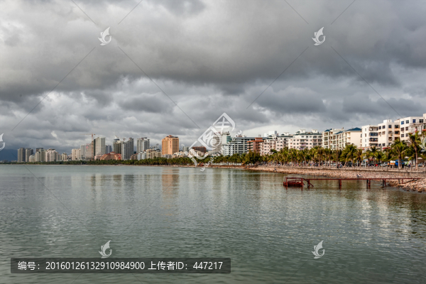海南三亞灣風(fēng)光