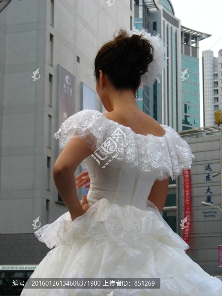 女子背影