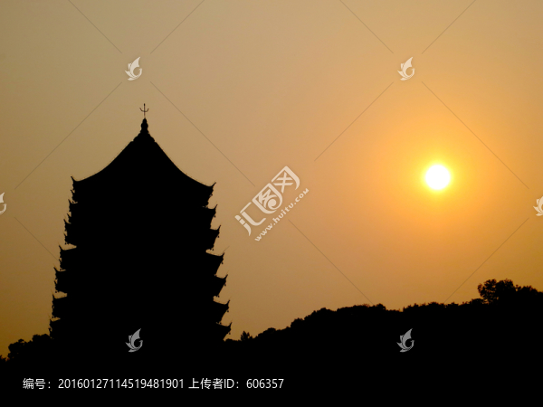 大雁塔剪影