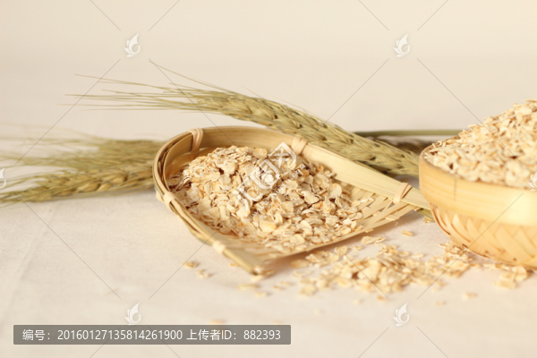 小簸箕麥片展示