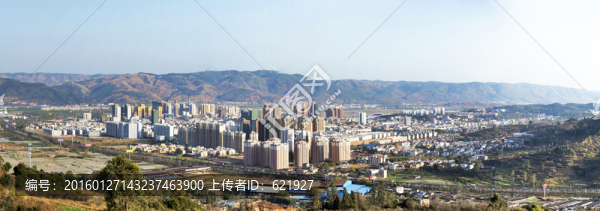 宜良縣城全景圖
