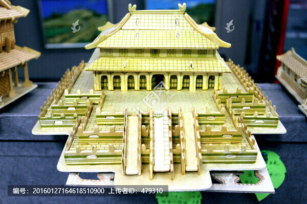 木質(zhì),建筑,模型,中國古代建筑
