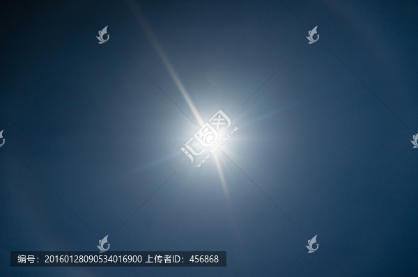 天空中的太陽