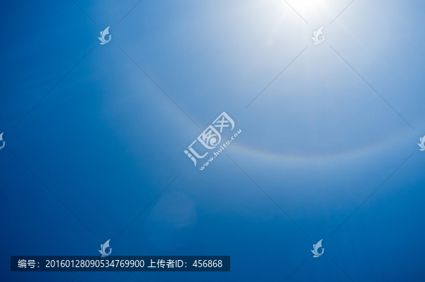 太陽周圍的彩虹