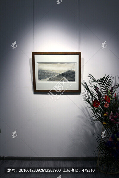 展廳,畫展,展示,大廳,休閑場