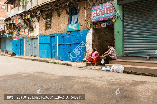 尼泊爾街景