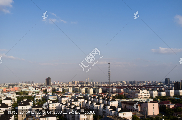 俯瞰住宅建筑