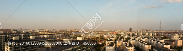 俯瞰城市全景