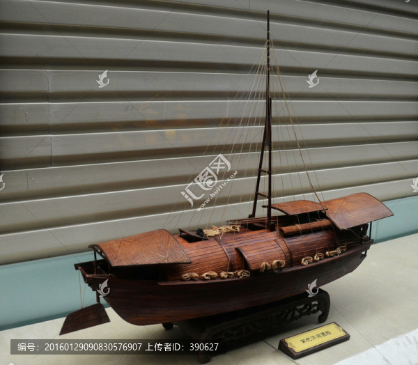 宋代汴河漕運(yùn)船模型