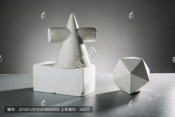 群組石膏幾何體