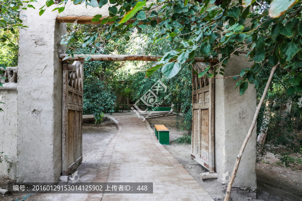 維吾爾族院落,大門