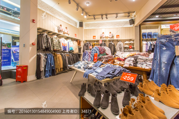 服飾鞋帽賣(mài)場(chǎng)