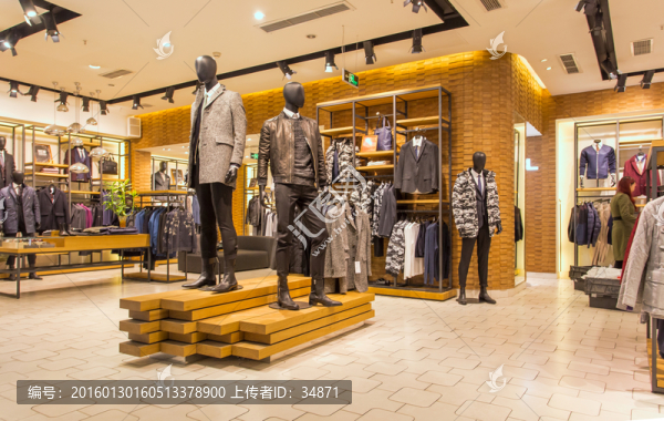 男裝店內(nèi)景