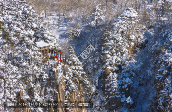 黃山雪景