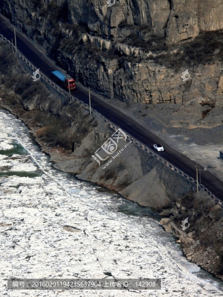 秦晉黃河大峽谷運煤公路龍虎璐