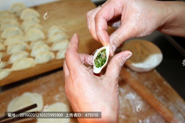 包餃子,手工餃子