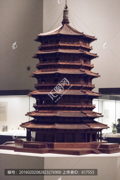 佛宮寺釋迦塔模型