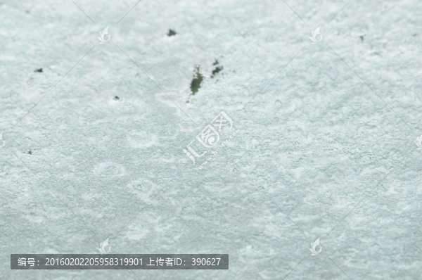 雪后的居民小區(qū)