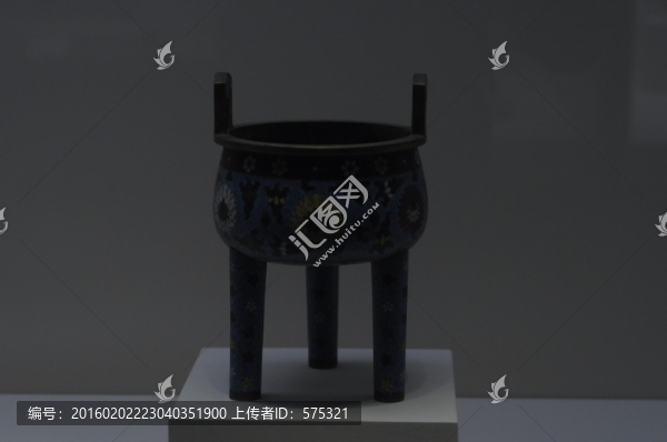 掐絲琺瑯鼎