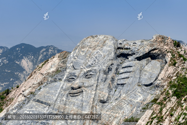 平邑蒙山壽星雕塑