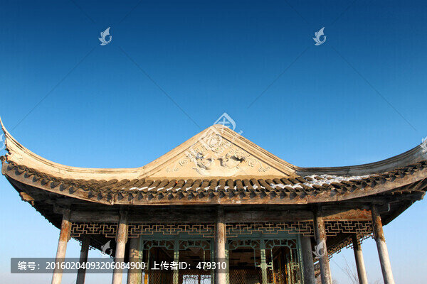 古建筑,涼亭,冰雪,冬天,白雪