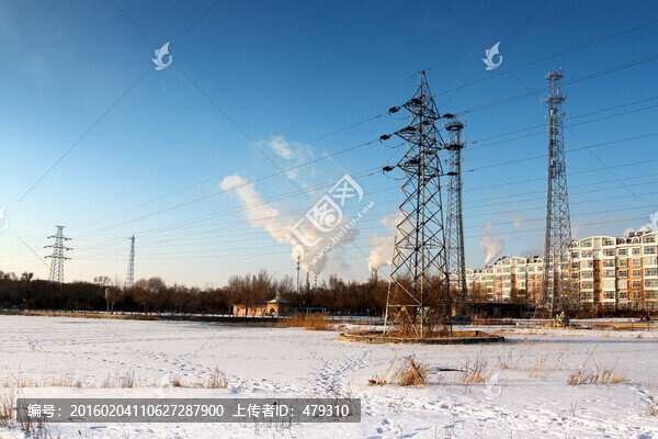 鐵塔,高壓線,電塔,電線架