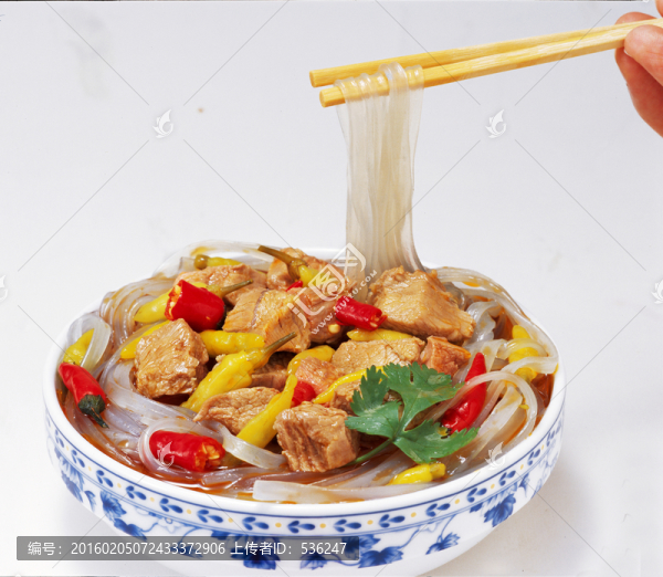 麻辣雞肉粉絲面
