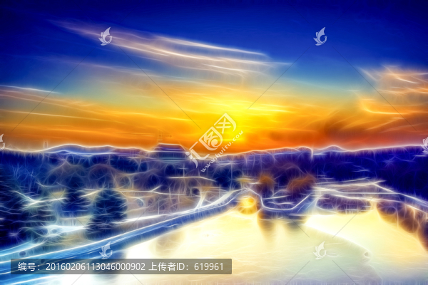 風景畫,裝飾畫