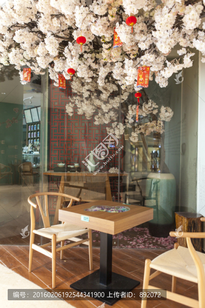 茶店一角