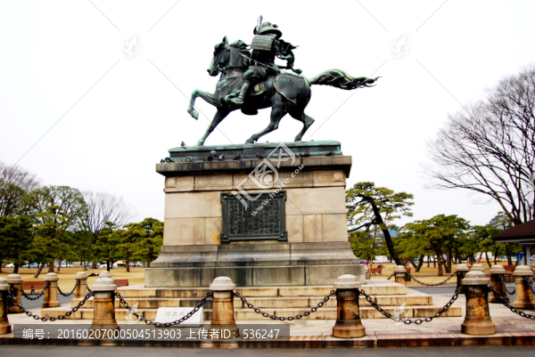 日本武士雕塑雕像