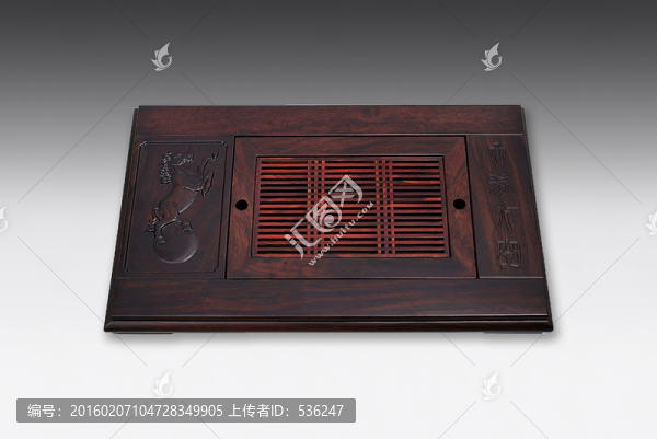 黑紫檀木藝術(shù)茶壇