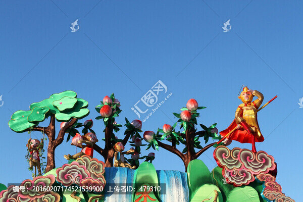 節(jié)日亮化,新年,花果山,十五