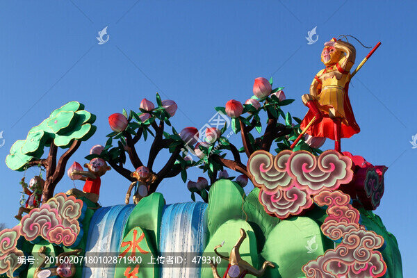 節(jié)日亮化,新年,花果山,十五