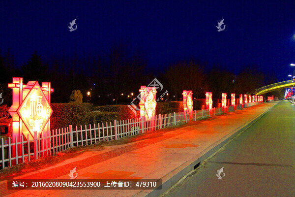 節(jié)日亮化,新年,花燈,十五,彩