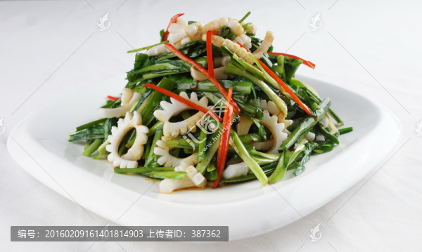 韭菜炒鮮魷