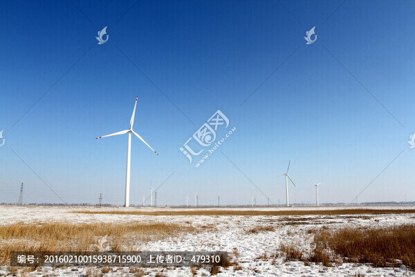 風(fēng)力發(fā)電,大風(fēng)車,高壓線,工業(yè)