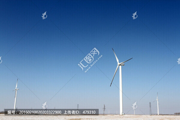 風力發(fā)電,大風車,高壓線,工業(yè)