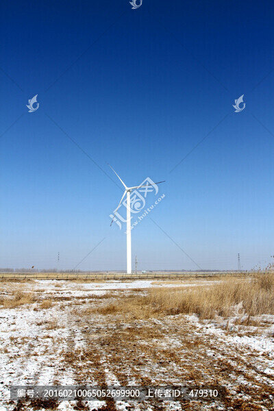 風力發(fā)電,大風車,高壓線