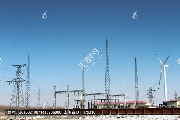變電站,大風(fēng)車
