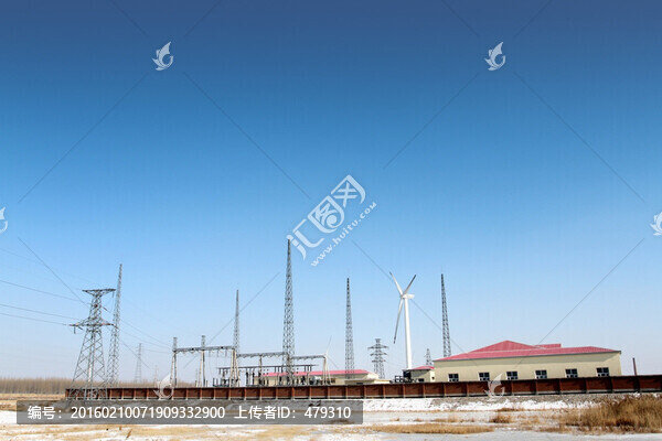變電所,電網(wǎng),電線,科技,工業(yè)