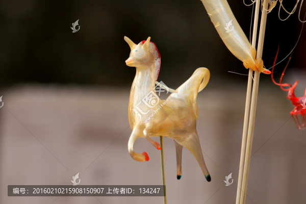 吹糖人（生肖馬）