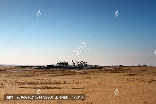 沙漠,沙洲,高清紋理,藍(lán)天