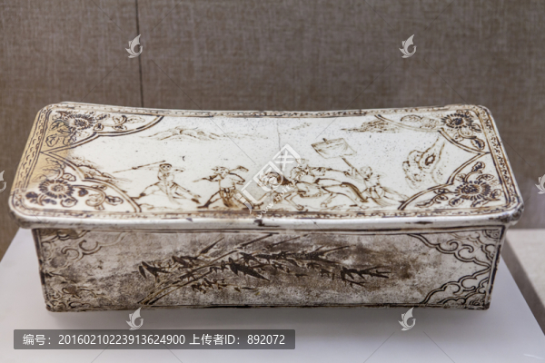 磁州窯,唐僧取經(jīng),故事圖枕,元
