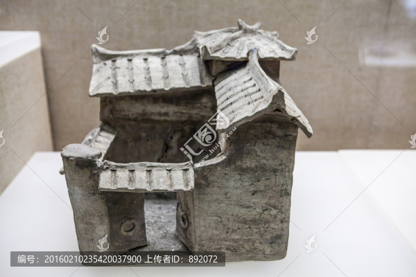 樓閣式陶屋,東漢,南海平洲出土