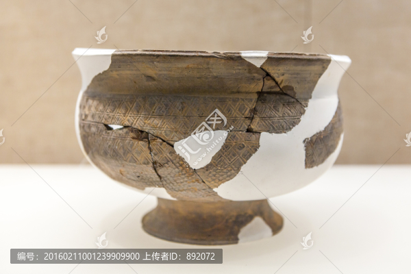 陶簋,西周,博羅橫嶺山出土