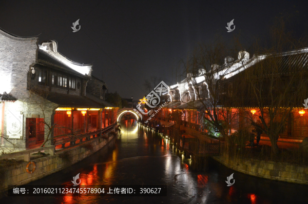 臺兒莊冬夜