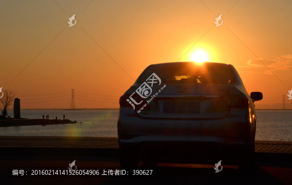 太湖落日
