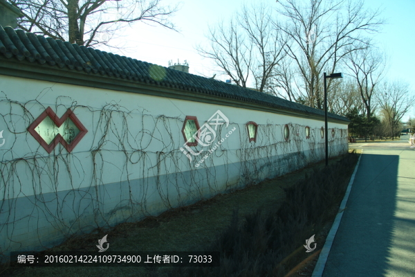 中式院墻