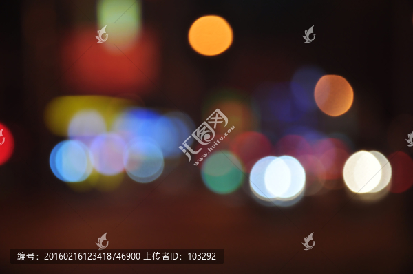 夜晚光斑