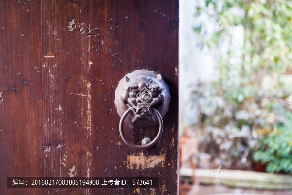 古建筑,大門,拉環(huán)
